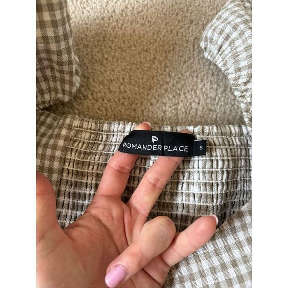 Tuckernuck Pomander Place Beachwood Gingham Abigail Dress size S Mini - Picture 5 of 12